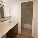 Cascade Apartments bathroom with separate room for toilet and bath tub/shower