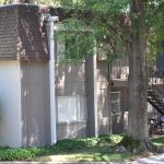 College Street Apartments exterior area