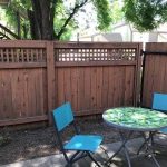 Alvarado Parkside outside table with chairs